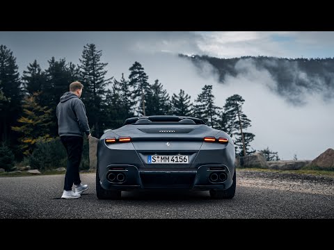 Thumbnail for Ferrari Roma Spider Black Forest Drive | RAW Sound & Drive by Ferrari, rall, Ferrari Roma, rally, Car