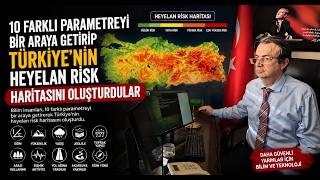10 Farklı Parametreyi Bir Araya Getirip Türkiye’nin Heyelan Risk Haritasını Oluşturdular