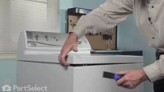 Washer Repair - Replacing the Lid Hinge (Whirlpool Part #35-2044)