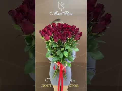 Букет Роза Эквадор 80 см maxflora.ru доставка цветов Раменское
