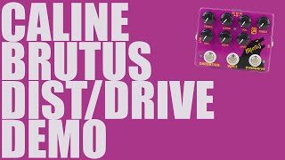 Video thumbnail for Caline - Brutus Distortion / Overdrive (DCP-02) - Demo by Ryan Lutton