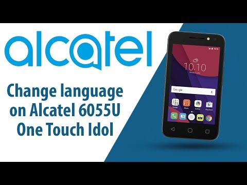 How to change language on Alcatel One Touch Idol 6055U?