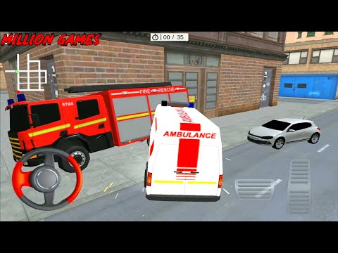City Ambulance Rescue Rush Game - City Ambulance Rescue Duty Simulator 2020 - Android GamePlay