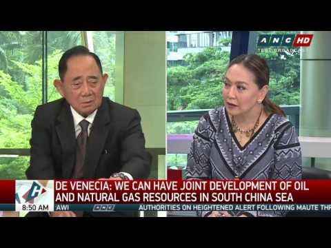 JDV pushes joint dev't: South China Sea given to us by God