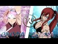 Аниме реп батл{Эльза Алая против Сакуры Харуно / Erza Scarlet VS Haruno Sakura ...