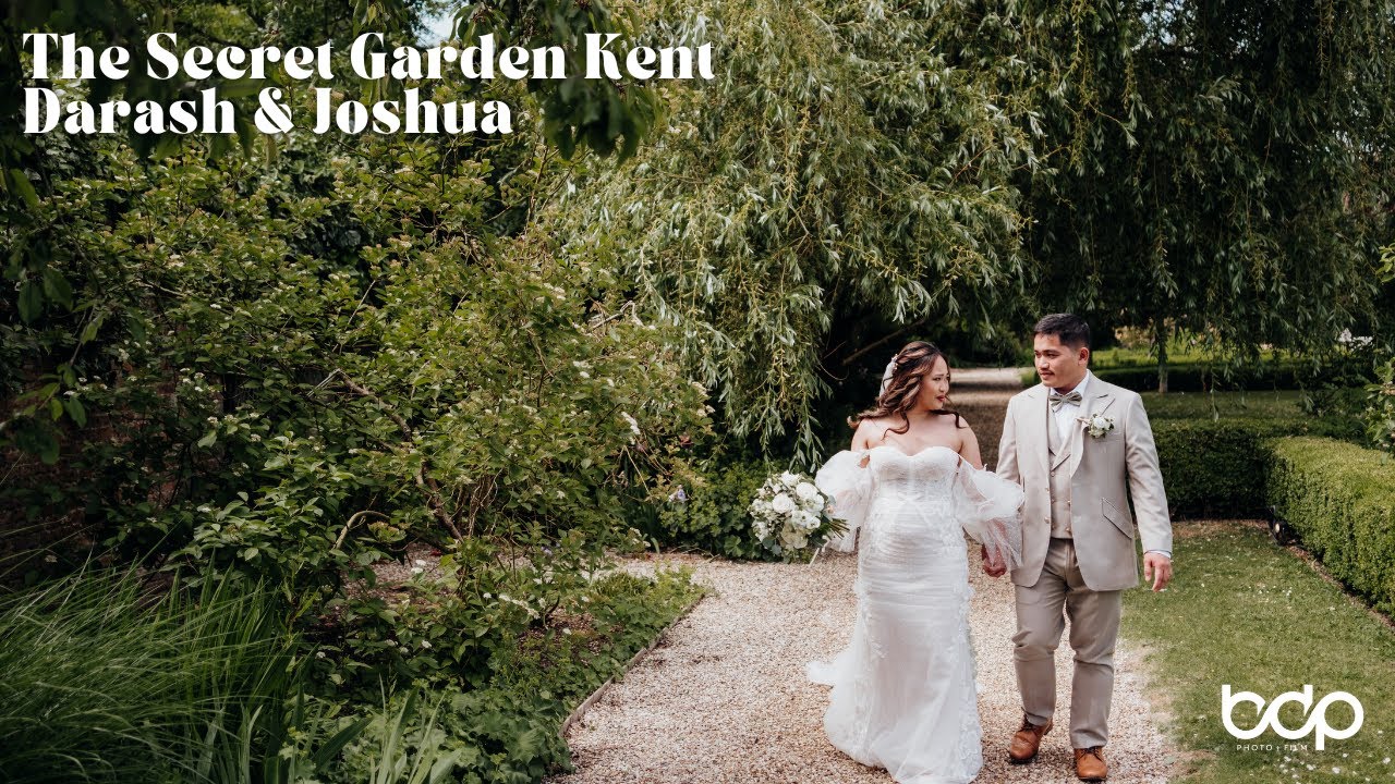 The Secret Garden Kent wedding photography and film