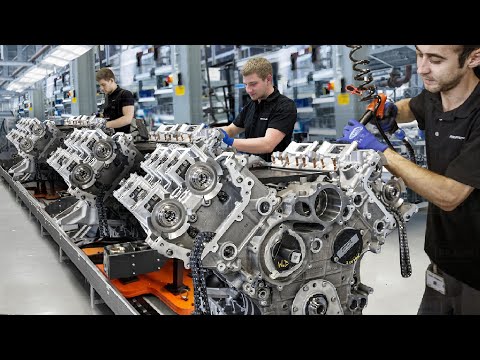 , title : 'Inside Best Mercedes AMG Factory in Germany Producing Giant V8 Engines - Production Line'