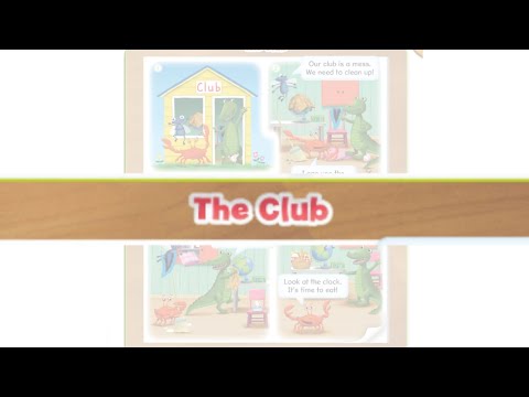 Oxford Phonics World student book level 4 - Consonant blends - disc 1 - unit 1 - story " the club "