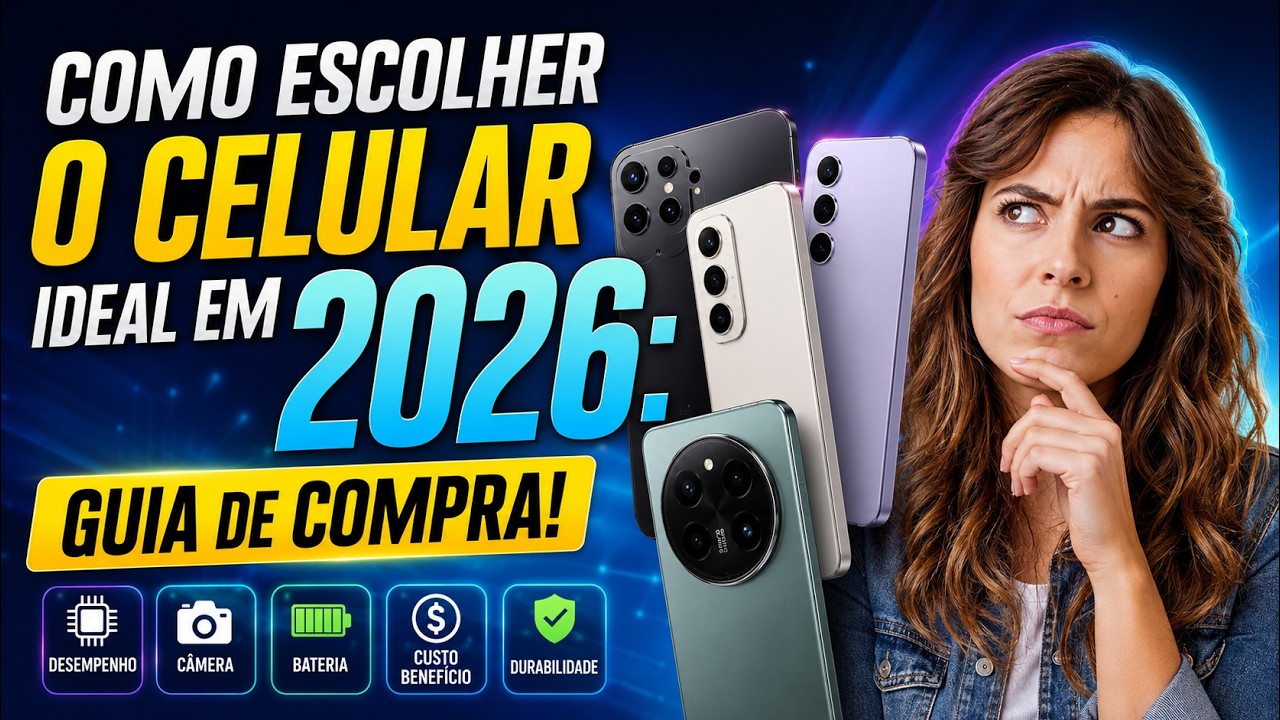 Como escolher o celular ideal em 2026: Guia de Compra!