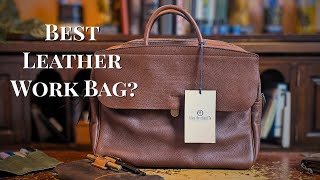 Best Leather Work Bag? Bleu De Chauffe Zeppo First Impressions
