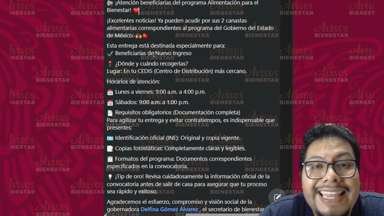 NUEVAS BENEFICIARIAS inicio la entra del programa alimentacion para el bienestar recibes 2 despensas