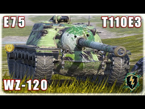 T110E3 ꥟ WZ-120 ꥟ E75 | World of Tanks Blitz Replays