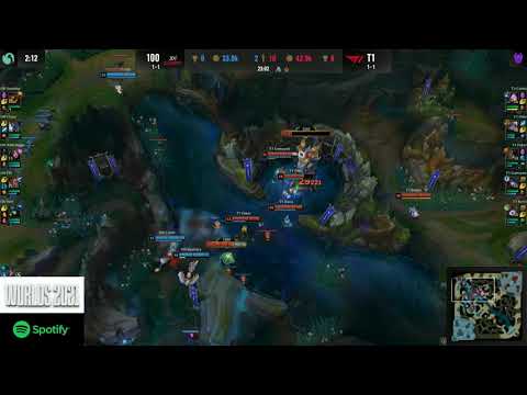 100T vs T1   Closer Baron Steal