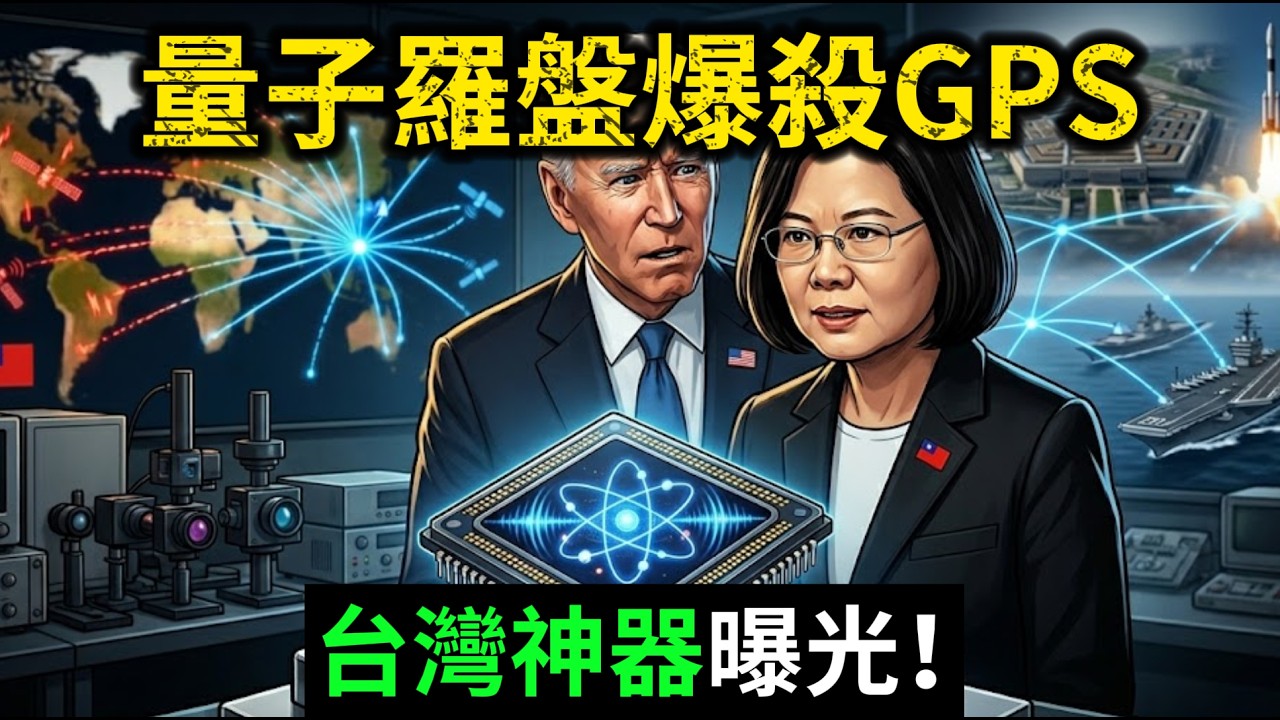 比半導體更致命！台灣暗藏「量子陀螺儀」驚艷登場，美方GPS全球霸權徹底動搖？#量子導航 #量子羅盤 #台灣科技 #GPS霸權 #半導體