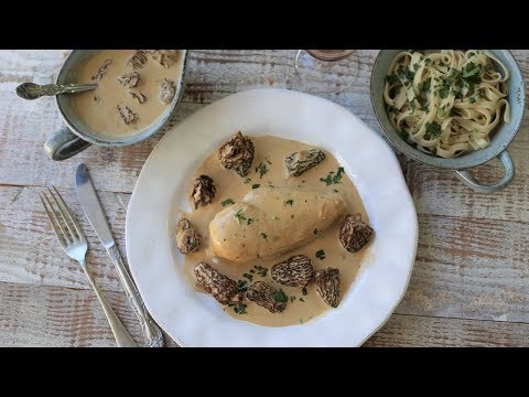 Creamy Chicken with Morel Mushroom sauce | Classic French Recipes