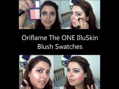 Oriflame The ONE IlluSkin Blush Swatches | IndianBeautyReviewer