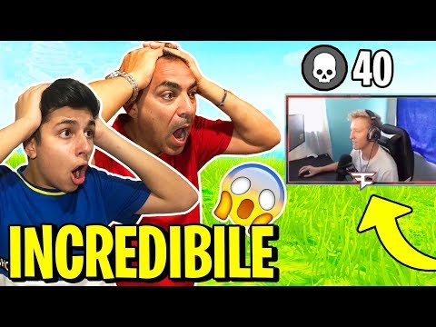 PAPÀ REAGISCE al GIOCATORE PIÙ FORTE del MONDO di FORTNITE!