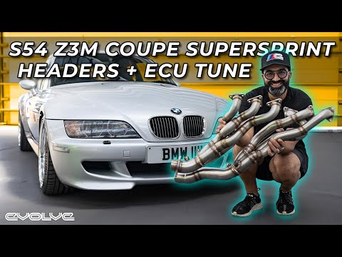 How much power do Supersprint Exhaust Headers make on an S54 Z3M Coupe? Install + Dyno Testing