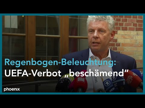 Dieter Reiter (SPD, OB München) zum UEFA-Verbot der Regenbogen-Beleuchtung beim EM-Spiel am 22.06.21