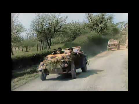 Gera, Germany; Germans Surrender, Erggergste, Germany (FULL HD 60 FPS) (Colorized)