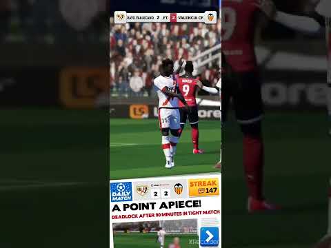 Score Hero 2022 / Daily Match : Rayo Vallecano - Valencia CF