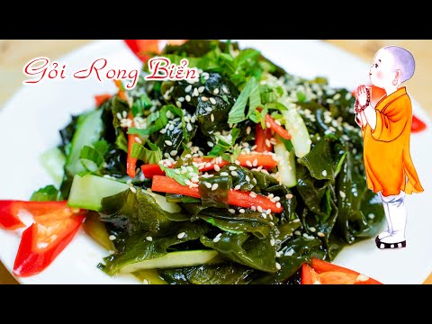 cách làm GỎI RONG BIỂN Hàn Quốc - món chay đơn giản dễ làm .