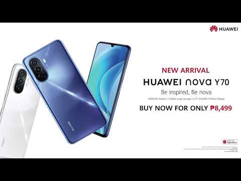 HUAWEI nova Y70 with BIG Battery, BIG Storage, and BIG Screen: Buy now for only P8499