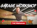 I Built My Dream GARAGE WORKSHOP Full Build OSB DIY Makeover