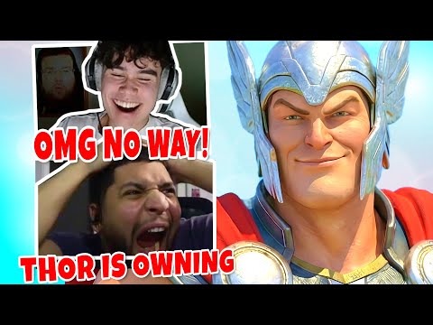 Rank 1 Thor Terrorizing Streamers in Top 500 Marvel Rivals