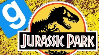 JURASSIC PARK ESCAPE! | Gmod Sandbox Funny Moments