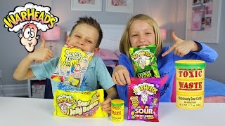 Extreme Sour Candy Review  Warheads Challenge Toxi