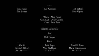 Monster House End Credits