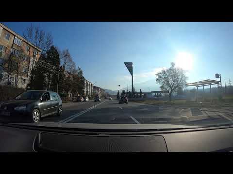 Driving in Petrosani / Romania