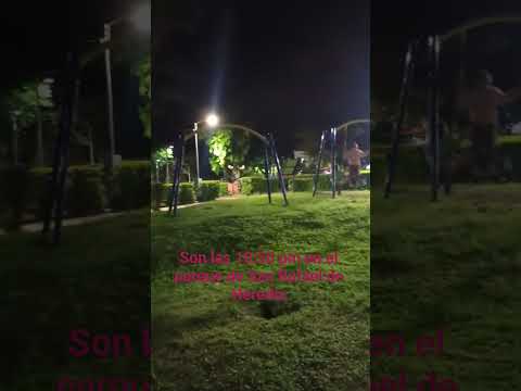 parque San Rafael de Heredia 10:50 de la noche