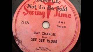 RAY CHARLES  See See Rider  1950
