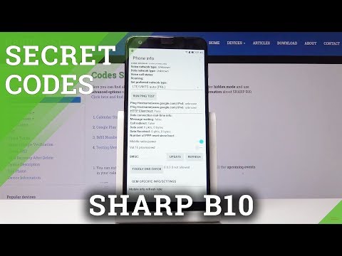 How to Use Secret Codes in SHARP B10