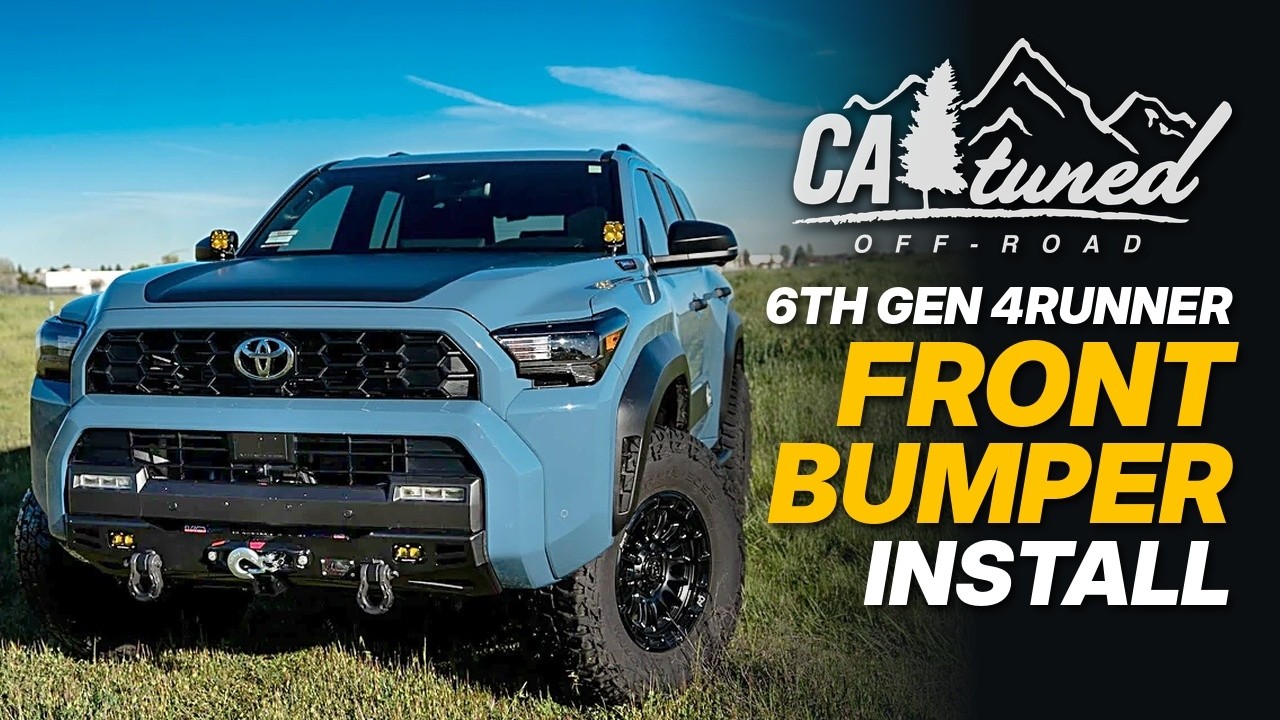 CATuned Off-Road Toyota 6th Gen 4Runner Bumper 2025-2026 Install Video