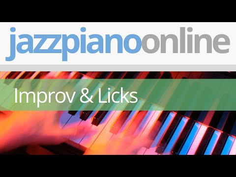 Bebop Jazz Piano Improvisation