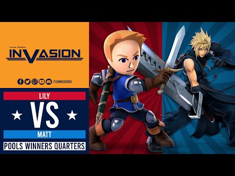 Invasion April 2023: Pools Winners Quarters - Lily (Mii Sword/Kazuya) Vs Matt (Cloud)