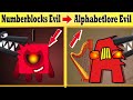 ALPHABET LORE A Z EVIL LETTERS VS NUMBERBLOCKS EVIL NUMBERS BANDS COMPARISON 2023