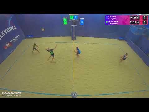 08:10 I. Horiaiev / I. Skrynnik - D. Svyrydenko / V. Kraievskyi 24.04.2023 | Winners Beach Volleybal