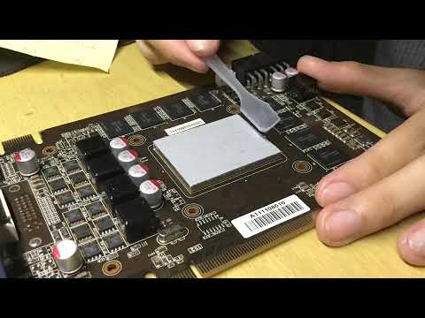 (SPREAD METHOD) PROPER PUTTING THERMAL PASTE ON PALIT GTX 560 OC
