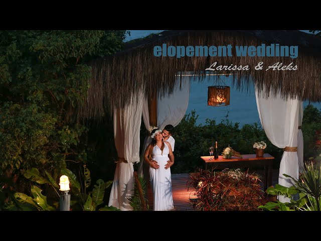 Elopement Wedding de Larissa e Aleks - Hotel Ponta do Madeiro