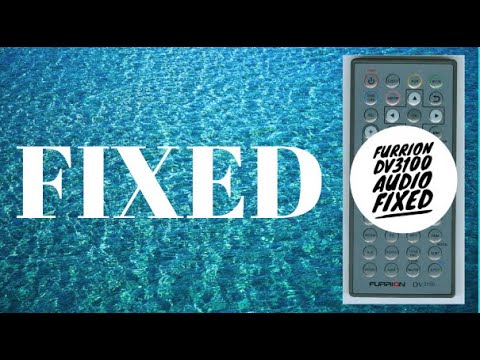 Furrion DV3100//How to RV//Fix the sound
