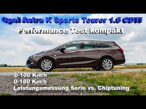 Opel Astra K 1.6 CDTI Sports Tourer Beschleunigung & Leistungsmessung
