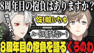 【まとめ】8周年記念LoL配信で今年の抱負を語るくろのわｗｗ【切り抜き/叶/葛葉/にじさんじ/LoL】