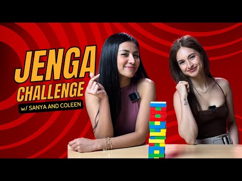 Jenga Challenge with Sanya Lopez and Coleen Garcia Playtime Studio Viva