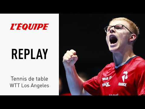 Tennis de table - Le replay du match entre Alexis Lebrun et Lin Shidong au WTT de Los Angeles