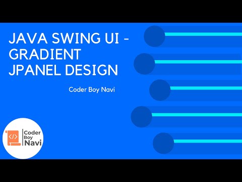 Java Swing Ui Gradient Jpanel Design Coder Boy Navi