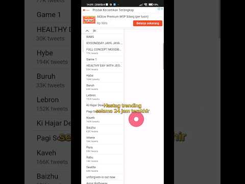 Cara Melihat Hastag yang Trending di Twitter Selama 24 Jam